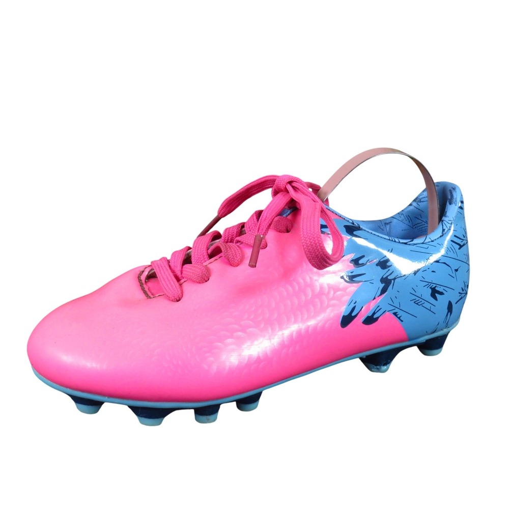 Vizari Aversa FG Kids Soccer Cleats Size 1 Firm Ground Pink‎ Blue Synthetic